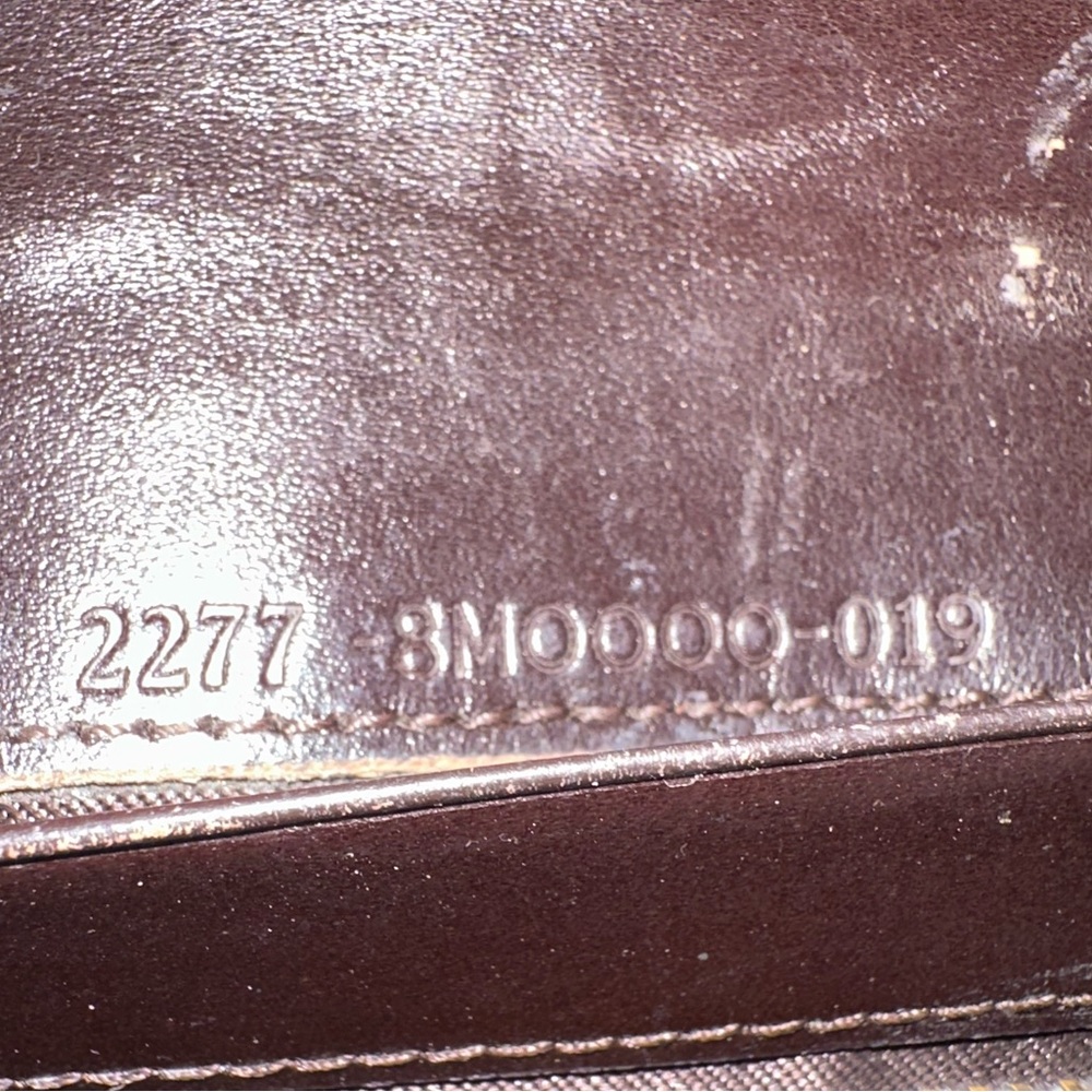 Authentic Fendi Zucca FF Coated Canvas Continental Wallet Tobacco Moro - Picture 12 of 14